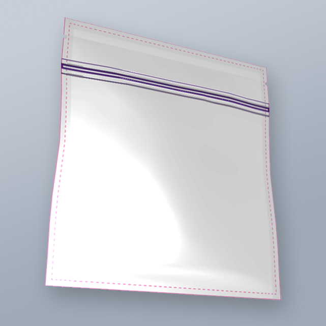 Show details for 5½ x 6 Layflat Pouch with Zipper